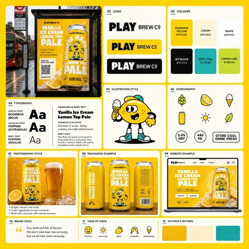 Playbrew brand identity and website design by Beyond Digital Group